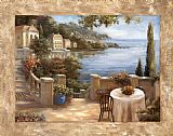Terrace Canvas Paintings - Mediterranean Terrace I